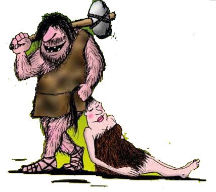 Древний человек карикатуры (45 фото)