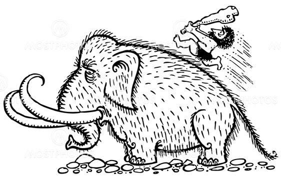 Древние люди карикатура