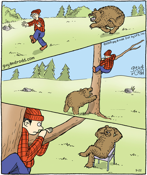 Медведь карикатура