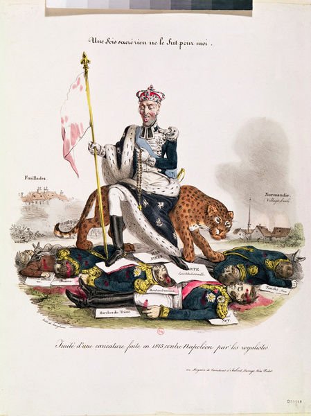 Карикатуры Франции 1830