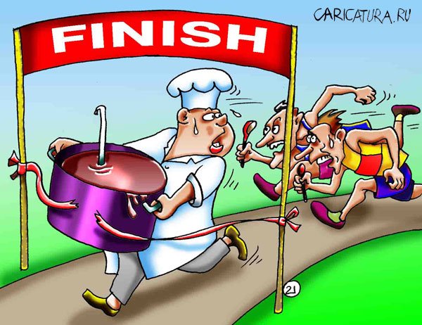 Бегун мультяшный