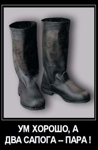 Два сапога пара рисунок