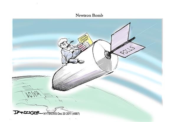 Бомба карикатура