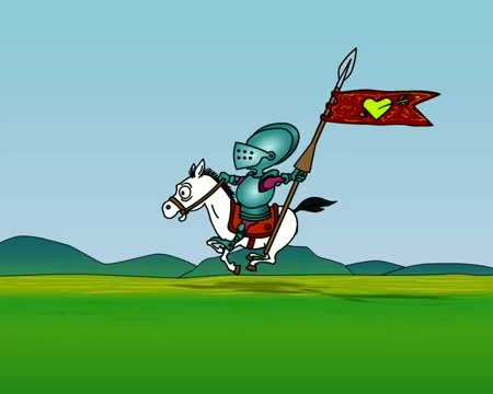 Смешной рыцарь рисунок