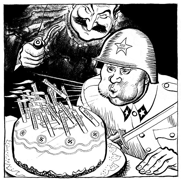 Адольф Гитлер карикатура