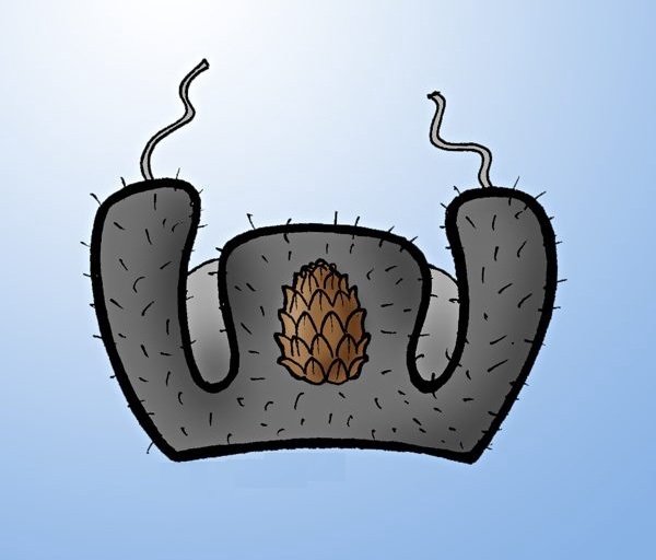 Шапка ушанка карикатура