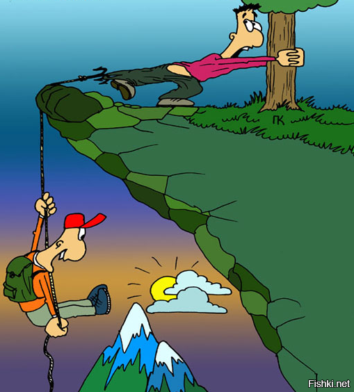 Анекдоты про альпинистов