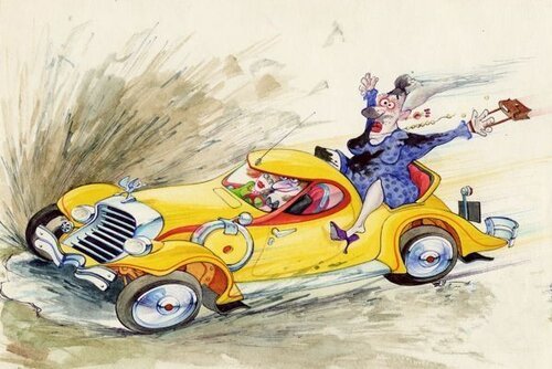 Машина карикатура