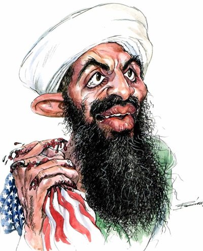 Шарж Усамы Бен Ладена