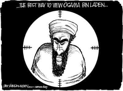 Шарж Усамы Бен Ладена