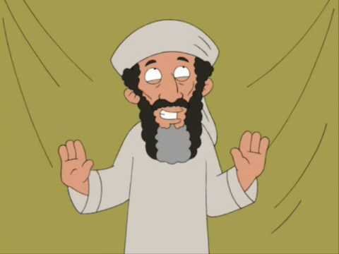 Бен Ладен шаржи