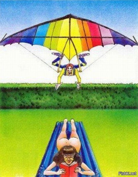 Кошка на дельтаплане