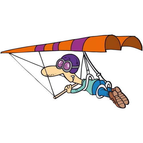 Дельтаплан иллюстрация