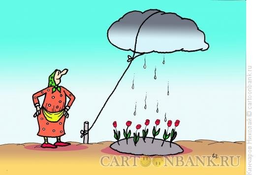 Карикатура дача