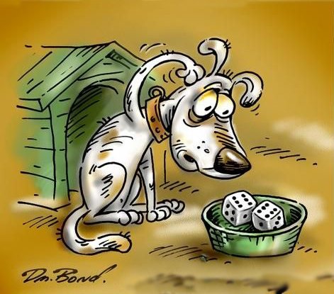 Собака карикатура