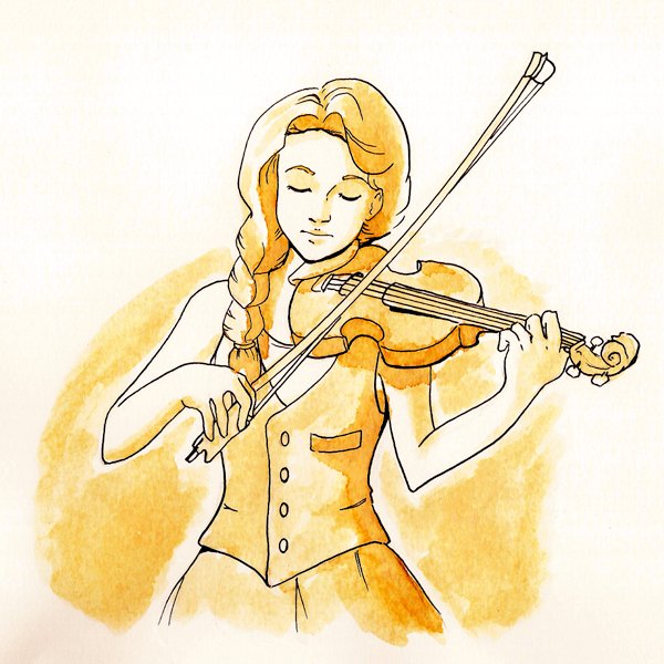 Позы для рисования со скрипкой