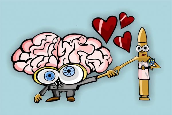 Любовь зла полюбишь и козла карикатура