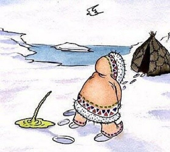 Чукча карикатура