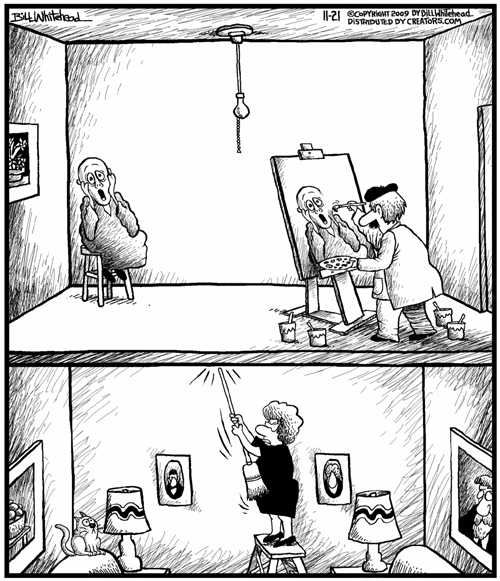 Художник карикатура