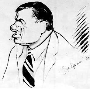 Владимир Маяковский шарж