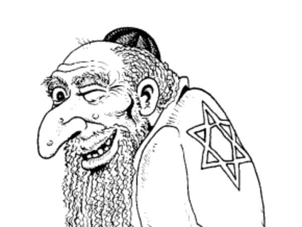 Карикатура на жадного еврея (42 фото)