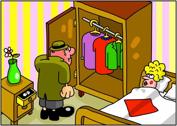 Шкаф карикатура