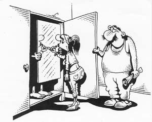 Шкаф карикатура