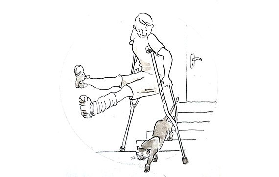 Смешные картинки с костылями