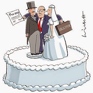 Брачный контракт карикатура