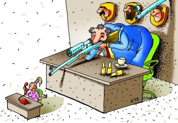 Эффективный менеджмент карикатура