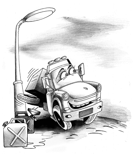 Шарж эвакуатор