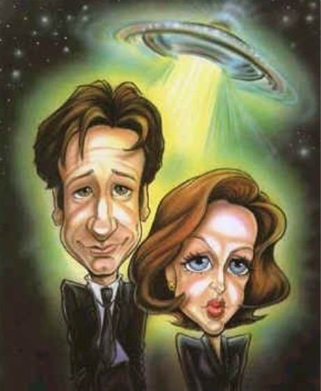 Малдер и Скалли НЛО