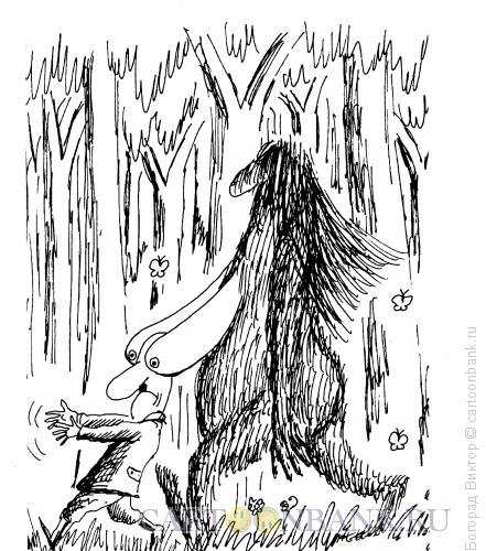 Снежный человек карикатура