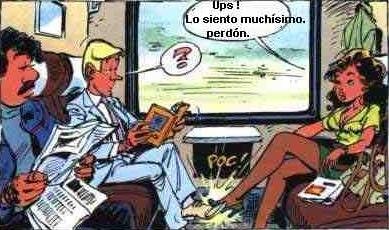 Карикатура едет поезд