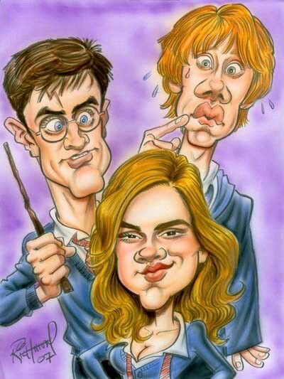 Шарж Гарри Поттер