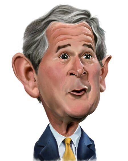 Буш младший карикатура