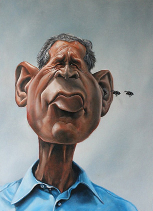 Игорь Бабайлов портрет Джордж Буш