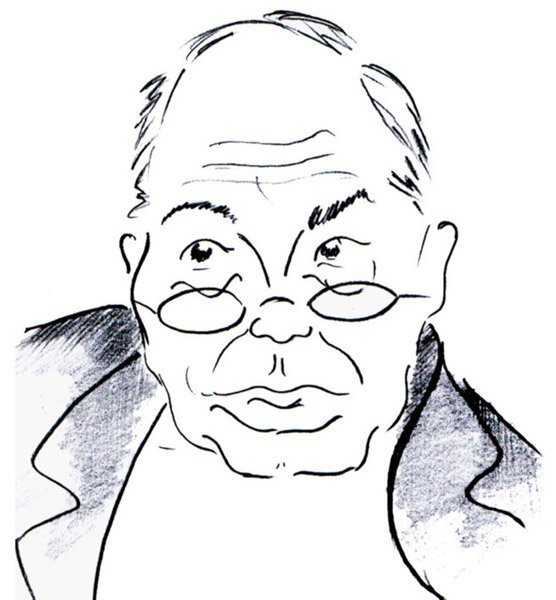 Владимир Познер шарж