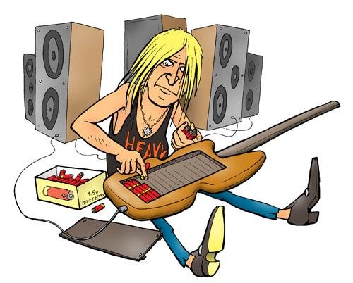 Звукорежиссер карикатура