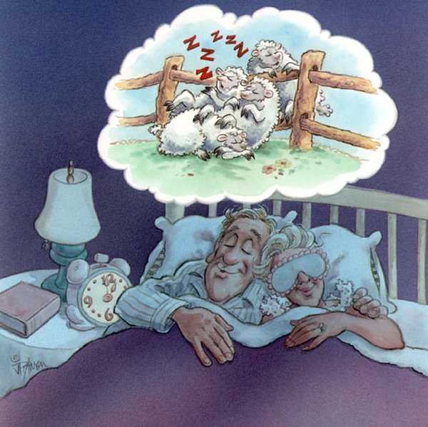 Сон карикатура