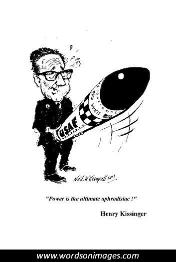 Карикатура на Генри Киссинджера