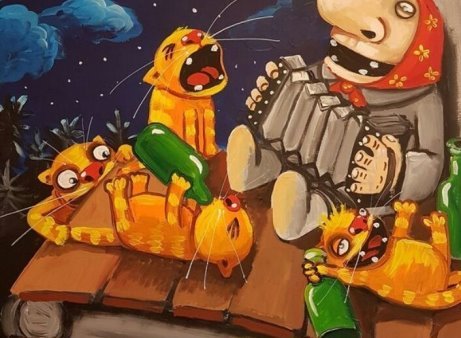 Картины Васи Ложкина масоны