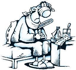 Насморк карикатура