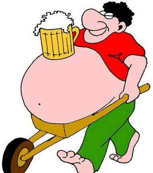 Карикатуры на толстых мужчин