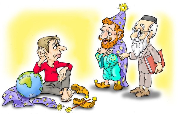 Мудрец карикатура