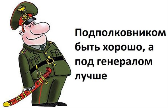 Поздравление с подполковником
