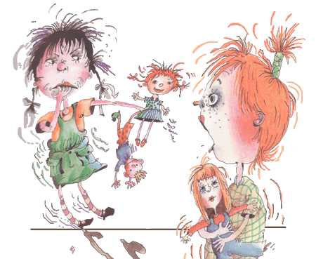 Непослушный ребенок иллюстрация