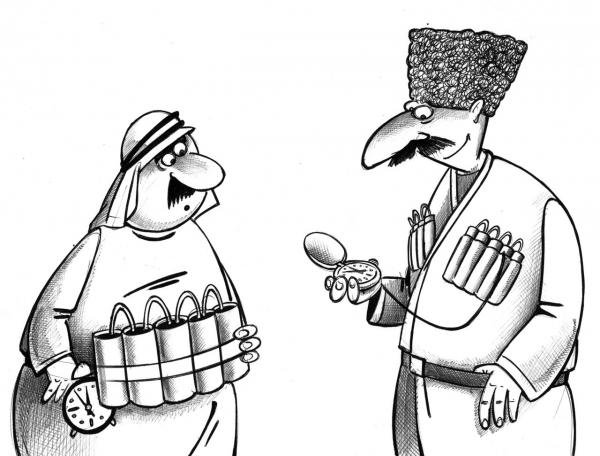 Грузин карикатура