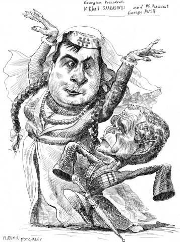 Грузин карикатура