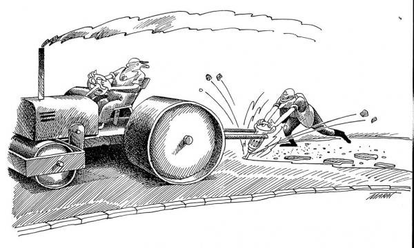 Карикатуры на дорожников